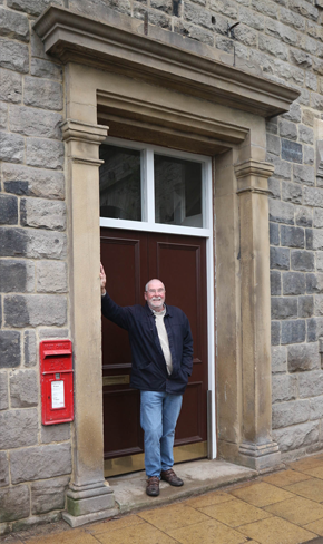 front door finished pose
